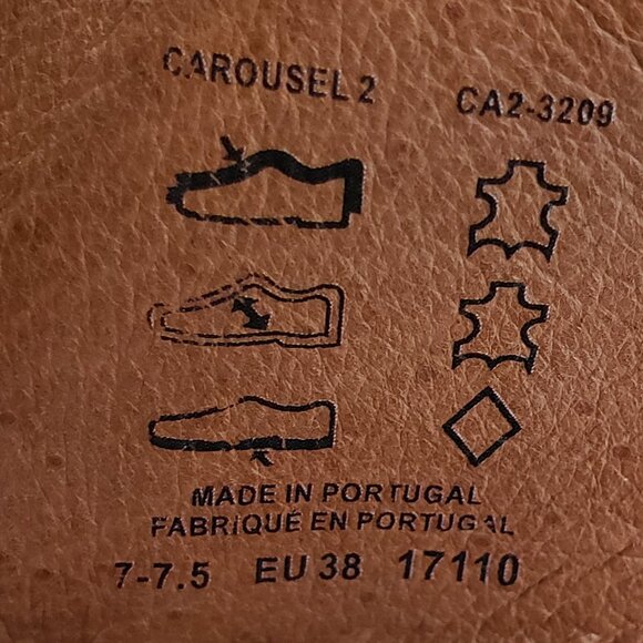 TAOS Carousel 2 Cork Wedge Leather Sandal Gray size 38 US 7/7.5 Lagenlook Boho - Picture 9 of 16